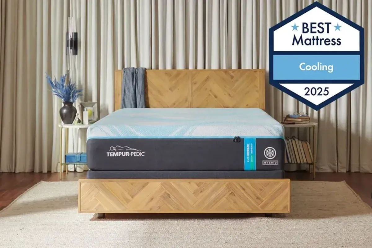 TEMPUR-LuxeBreeze® Medium Hybrid 13" California King Mattress