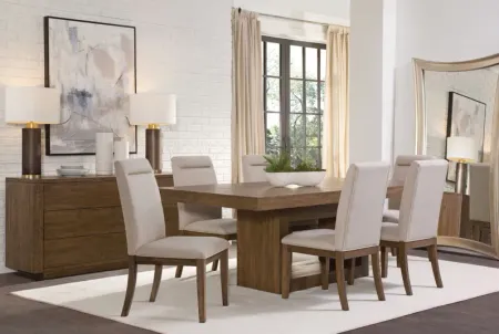 Manhattan Table + 6 Chairs