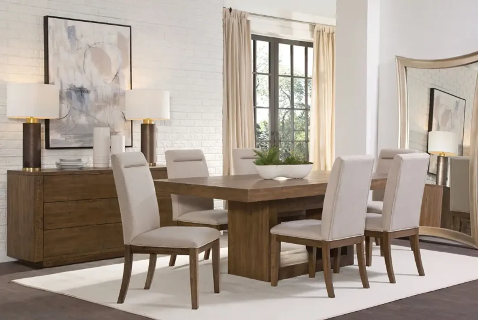 Manhattan Table + 6 Chairs