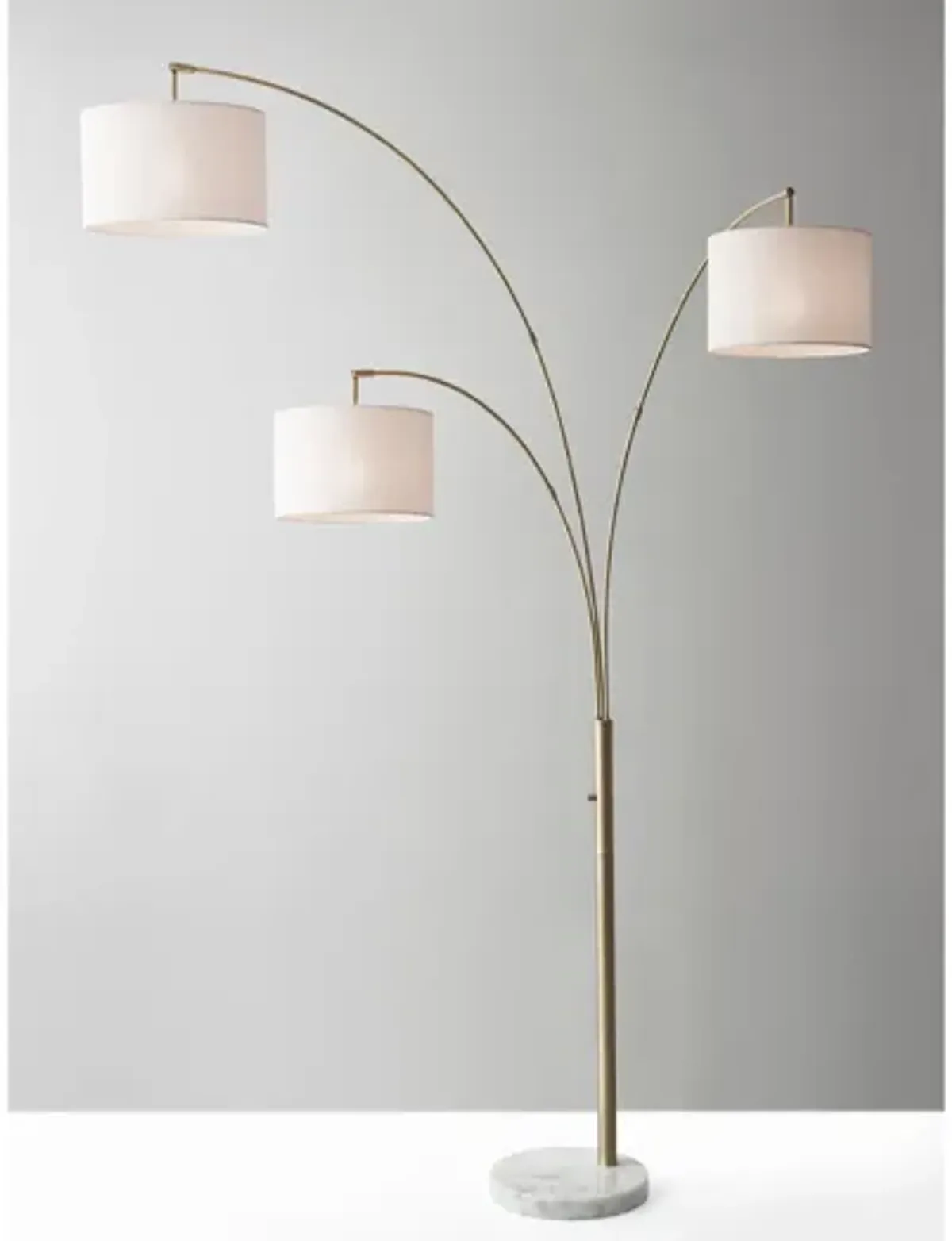 Bowery Three Arm Arc Lamp