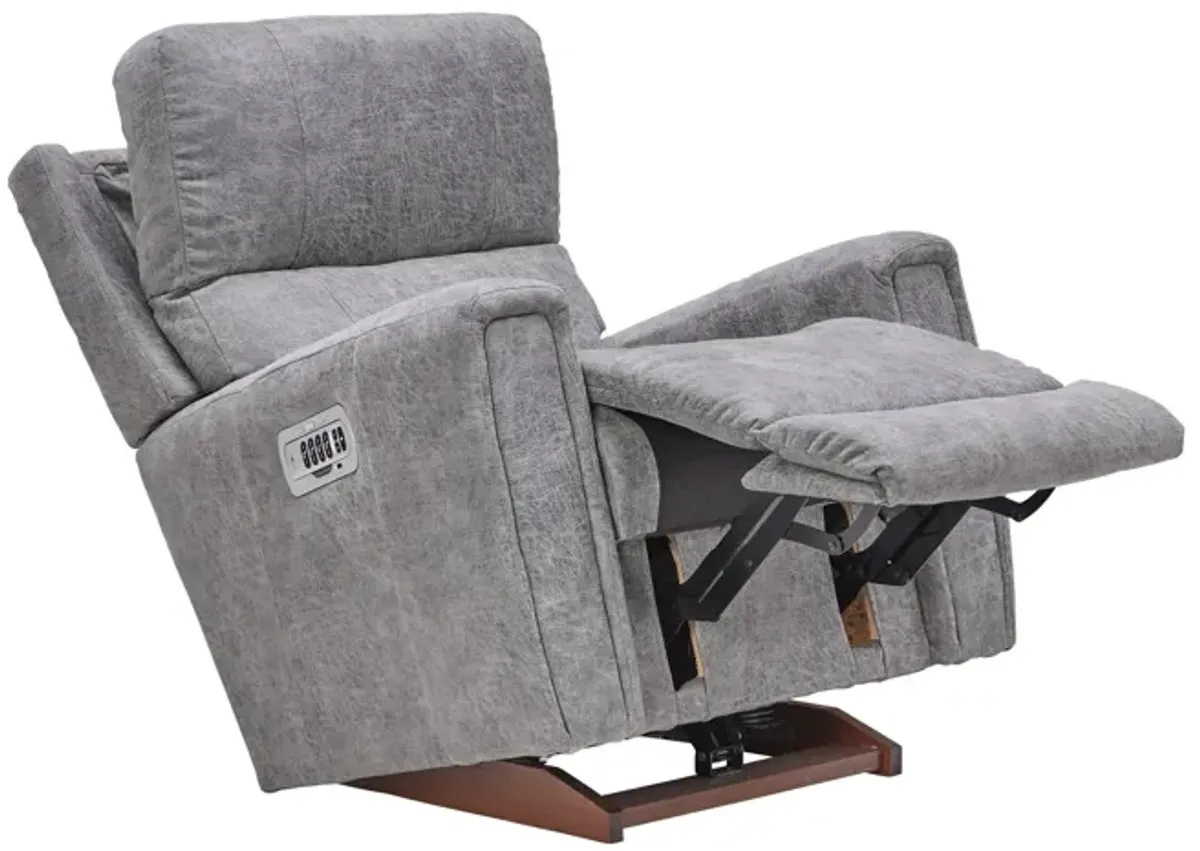 Apollo Grey Quad Power Rocker Recliner