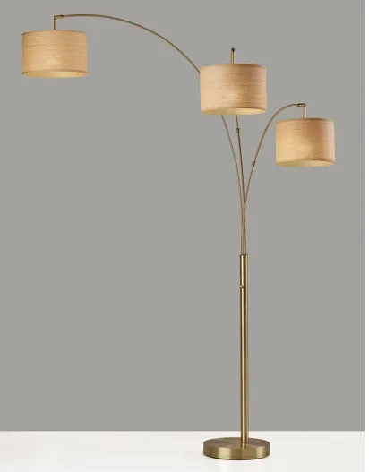 Bowery Brass 3 Arc Lamp