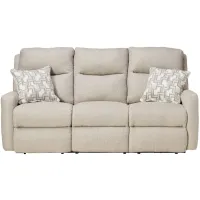Strait Cement Dual Power Reclining Sofa by Southern Motion