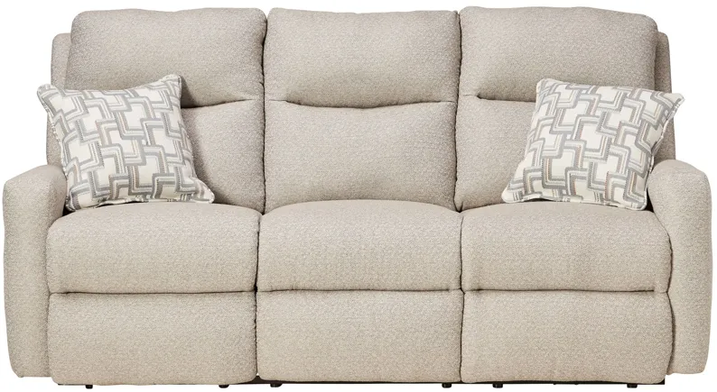 Strait Cement Dual Power Reclining Sofa by Southern Motion