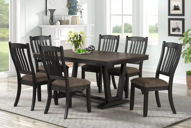 Crawford Table + 6 Chairs