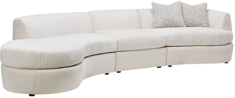 Vivian 3-Piece Sectional with Left Facing Bumper by Jonathan Louis