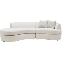Vivian 2-Piece Sectional with Left Facing Bumper by Jonathan Louis
