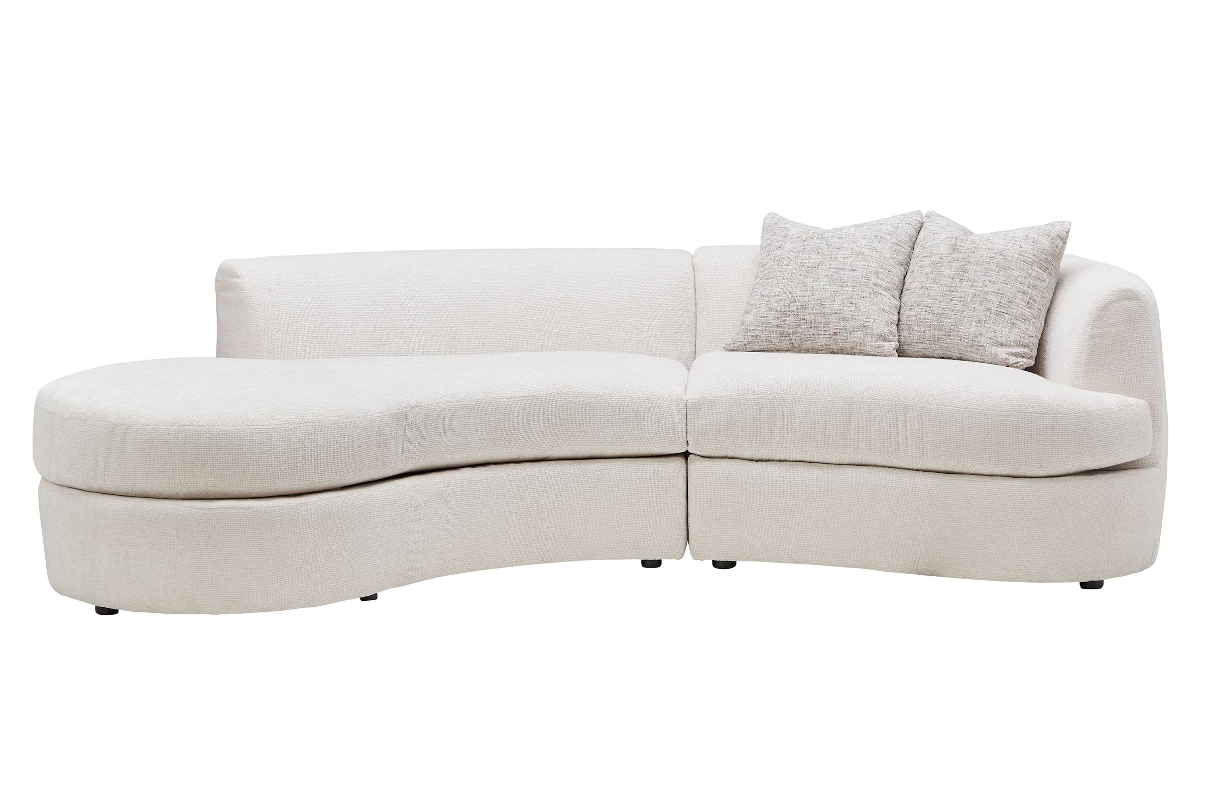 Vivian 2Piece Sectional with Left Facing Bumper by Jonathan Louis