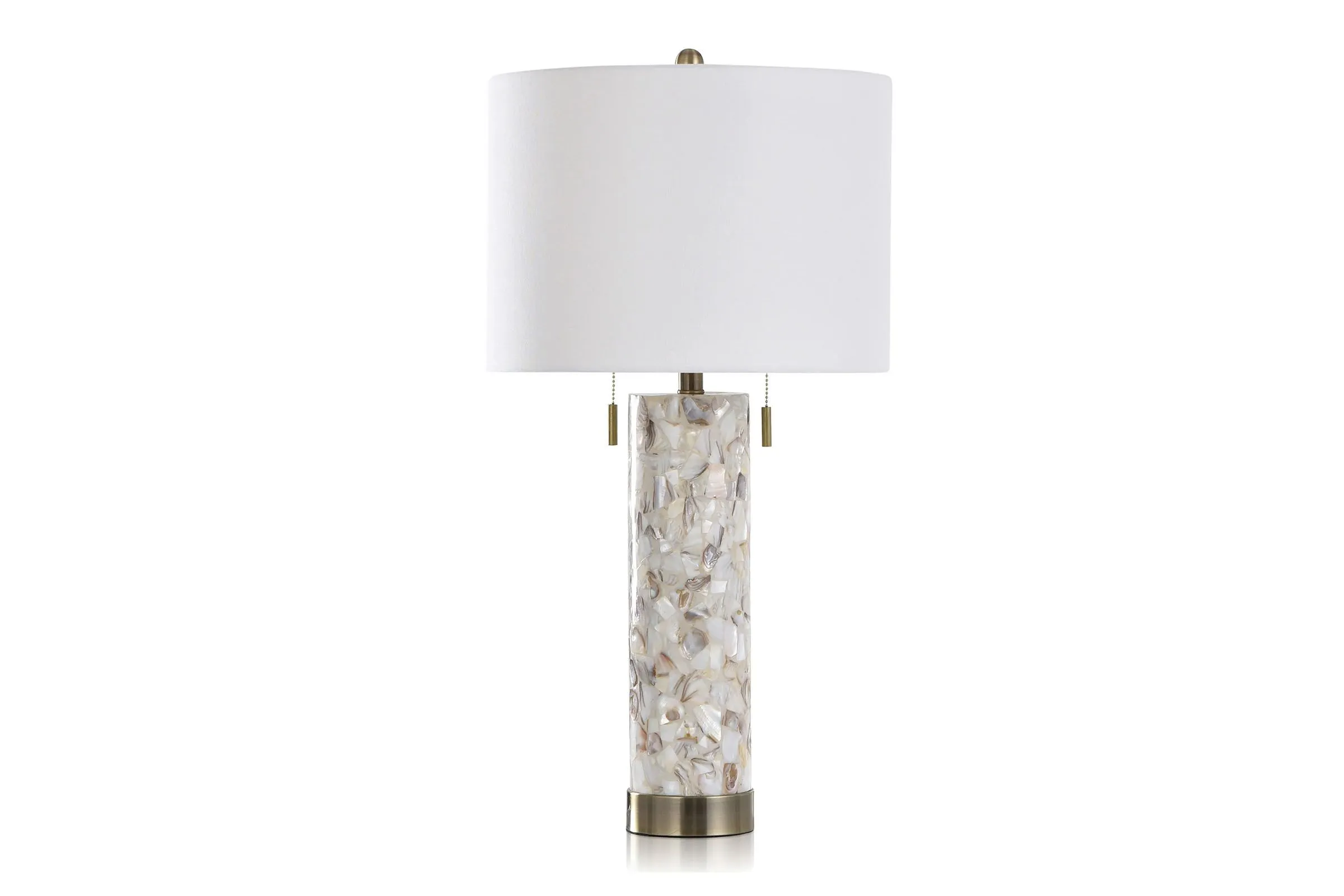 30" Seagar Shell Table Lamp