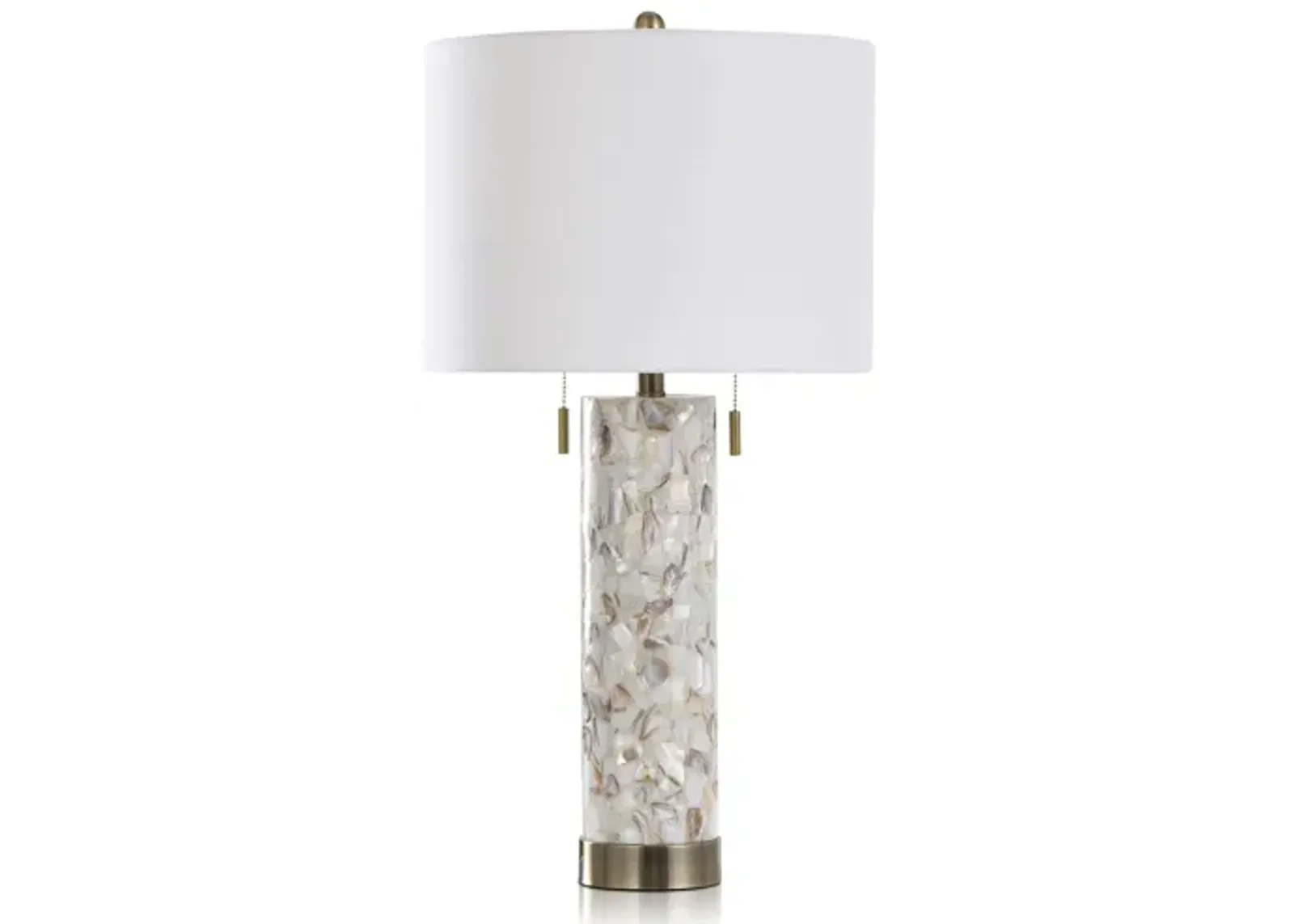 30" Seagar Shell Table Lamp