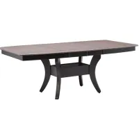 Covina Solid Oak Table by Gascho with Driftwood Finish