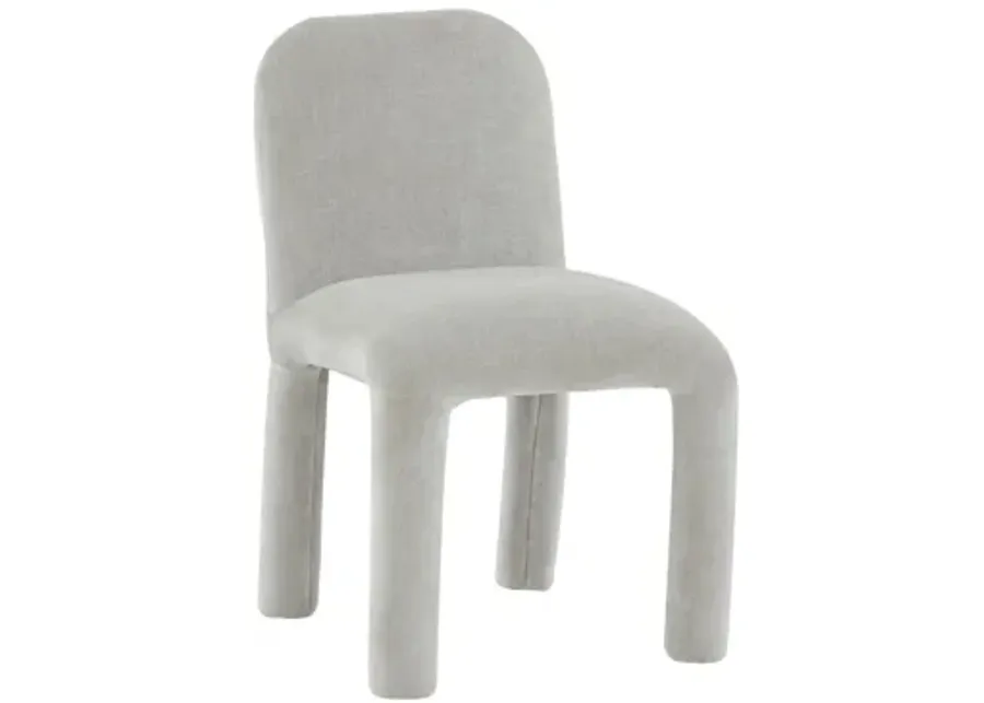 Georgia Light Grey Chenille Dining Chair