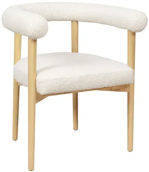 Spara Cream Boucle Dining Chair