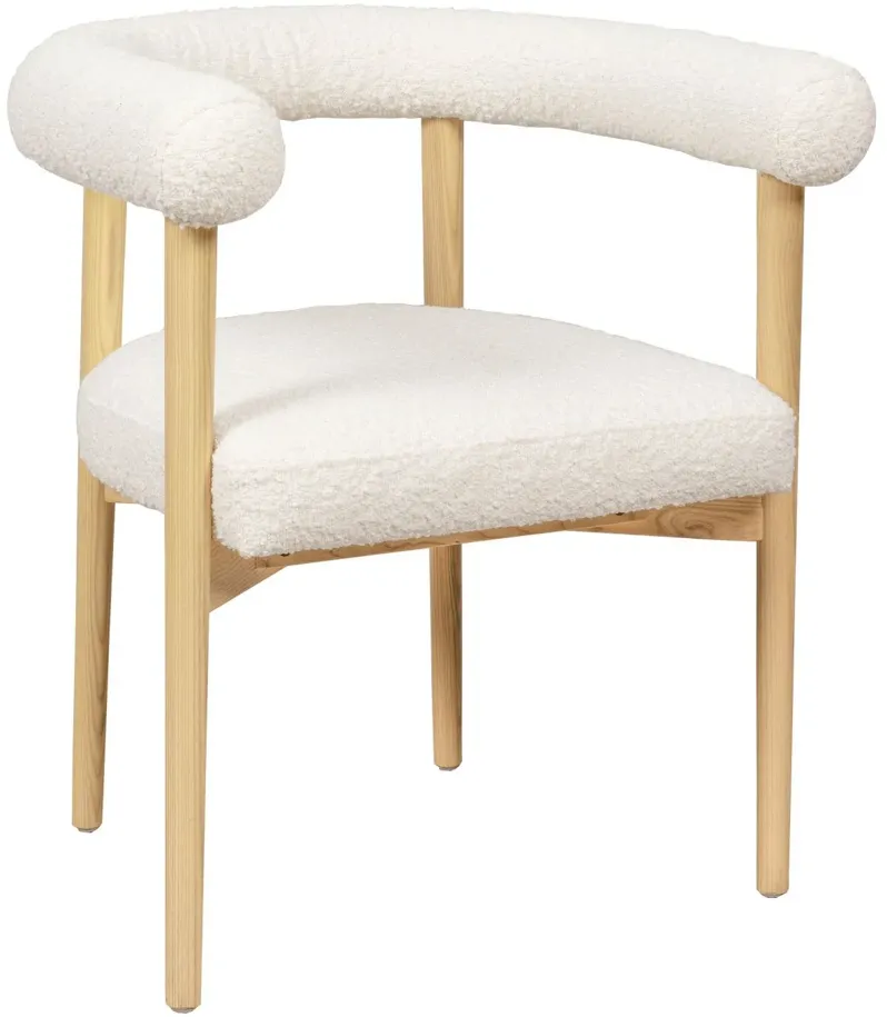 Spara Cream Boucle Dining Chair