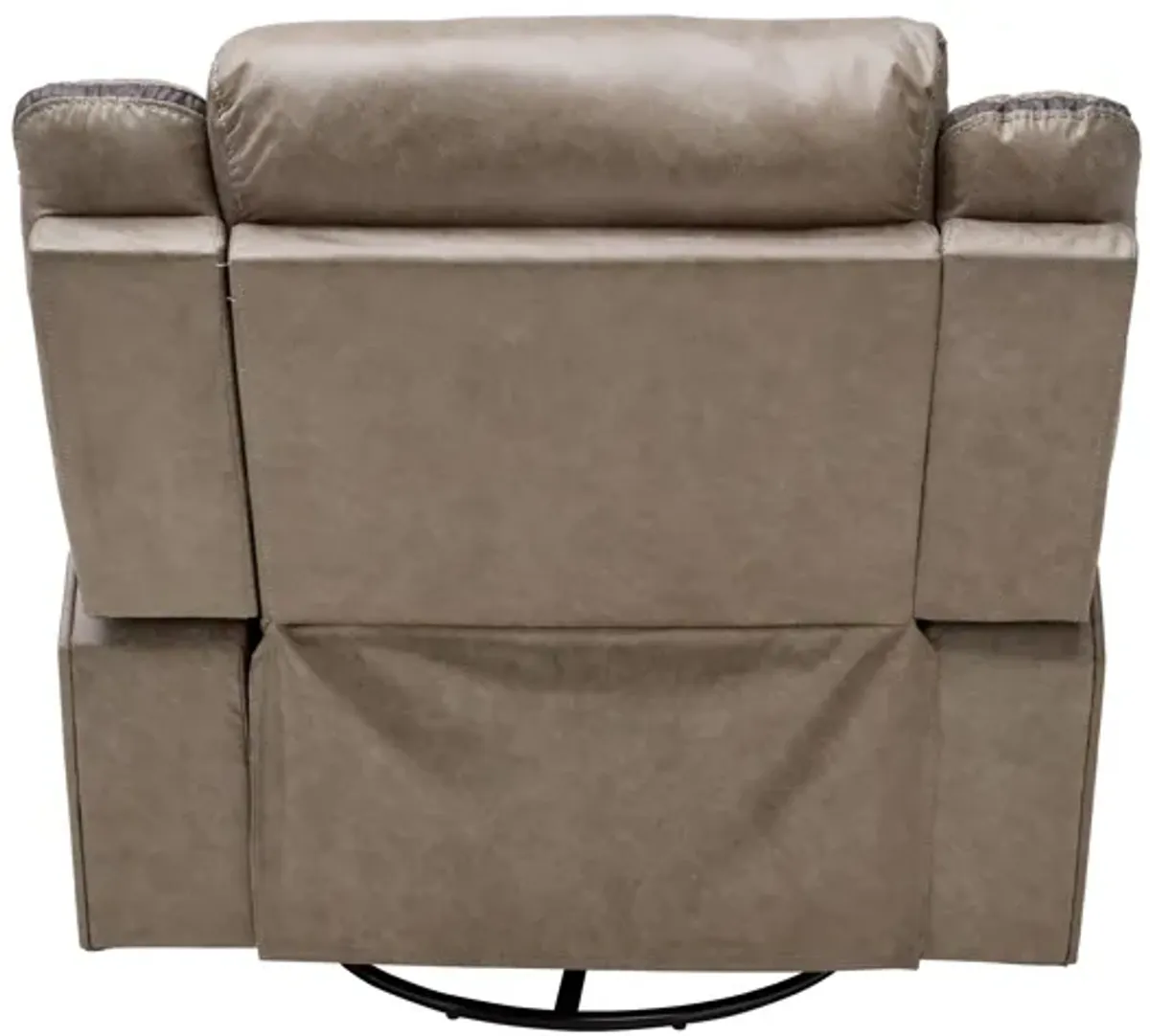 Duke Taupe Swivel Glider Recliner