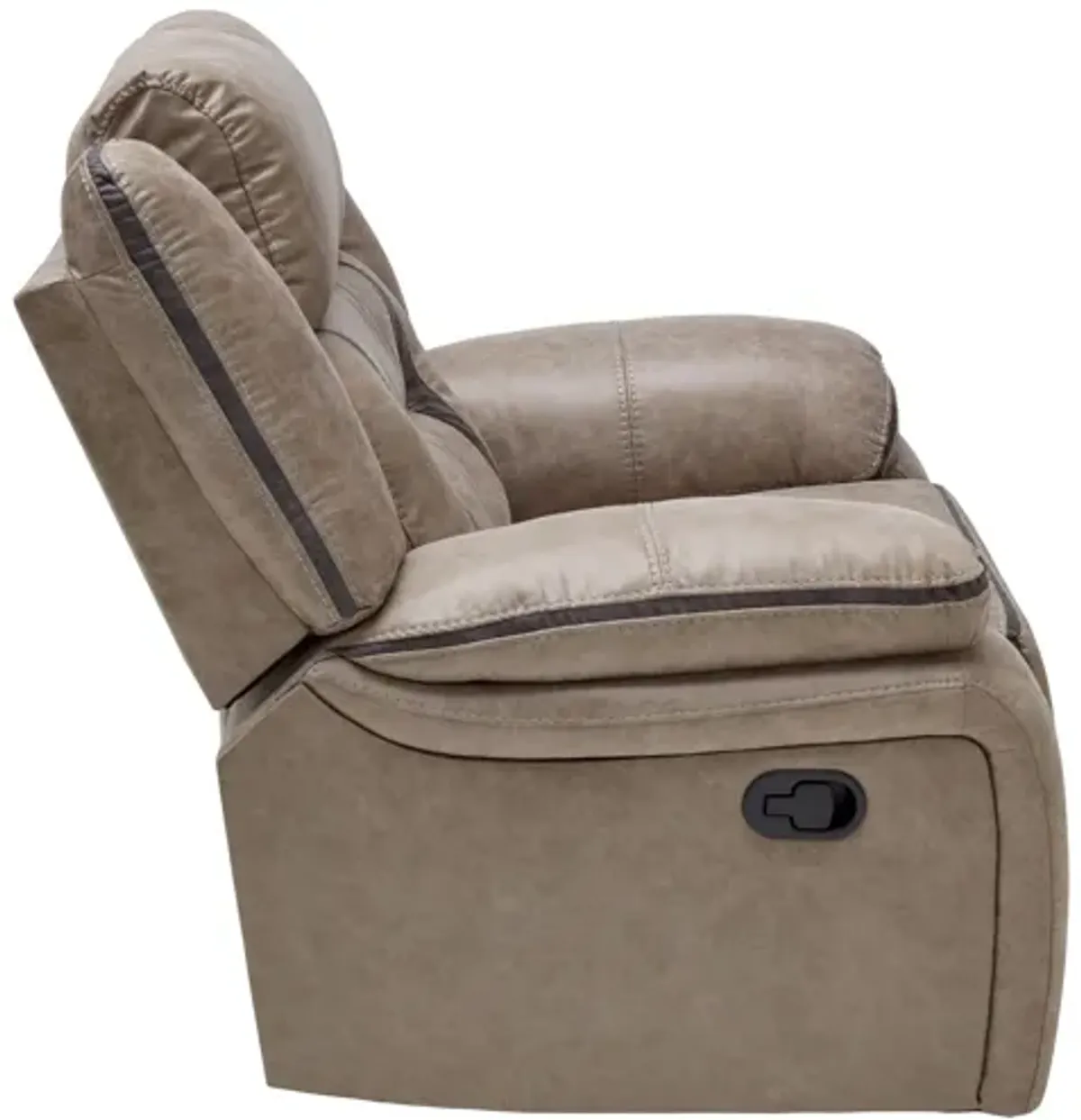 Duke Taupe Swivel Glider Recliner