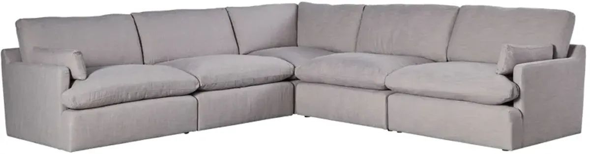 Effie 5-Piece Grey Sectional