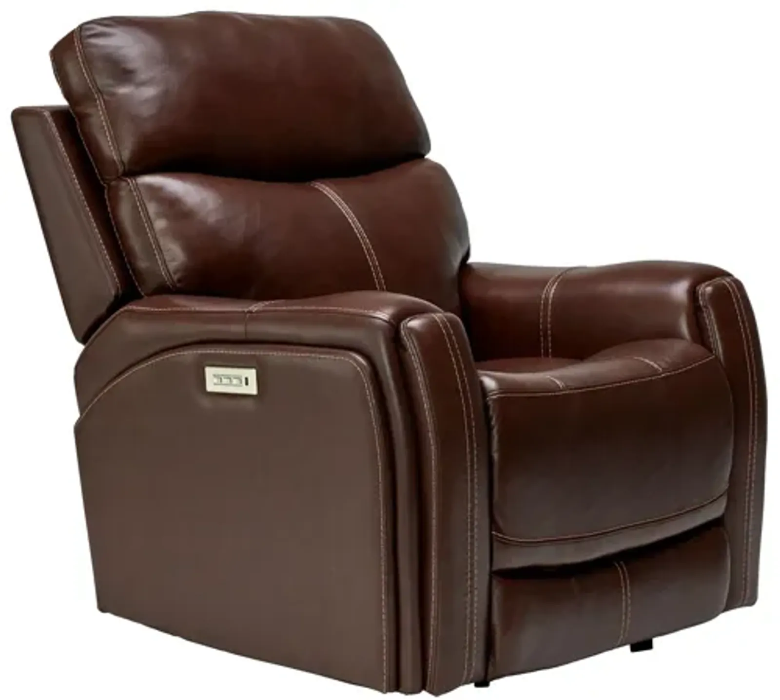 Bowie Coffee Triple Power Leather Recliner