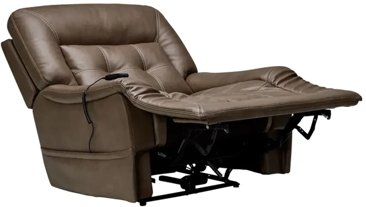 Billie Cappuccino Triple Power Big Man Recliner