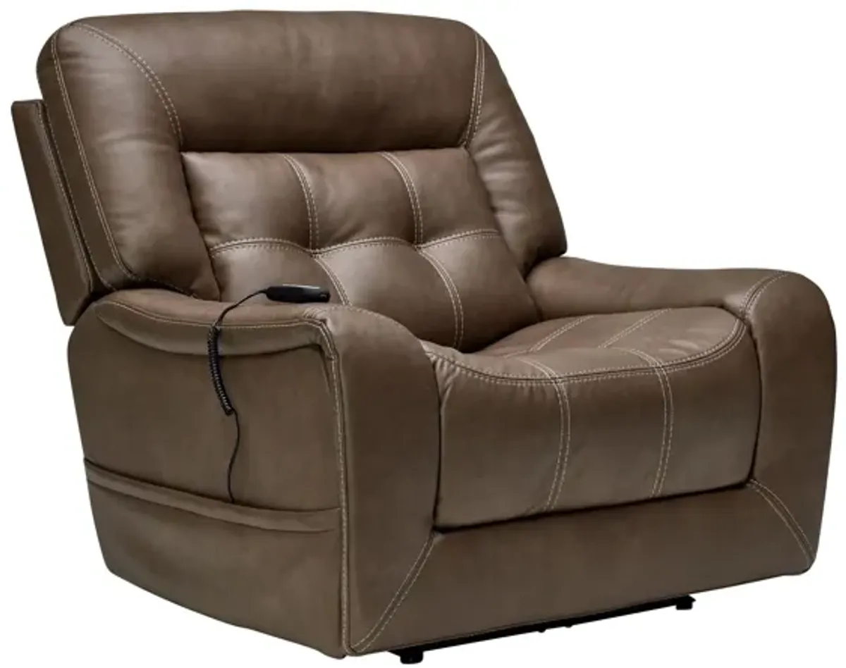 Billie Cappuccino Triple Power Big Man Recliner