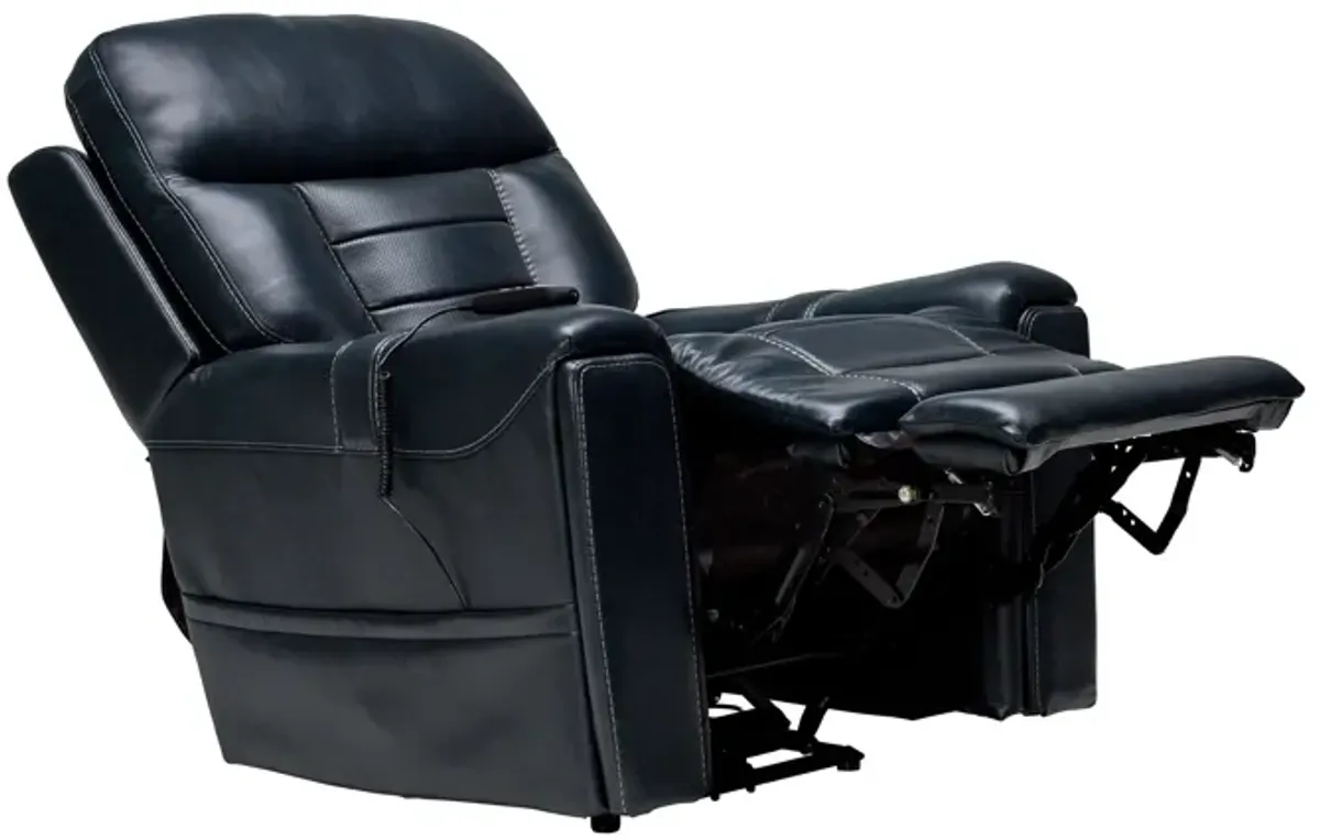 Lennon Ocean Triple Power Leather Recliner