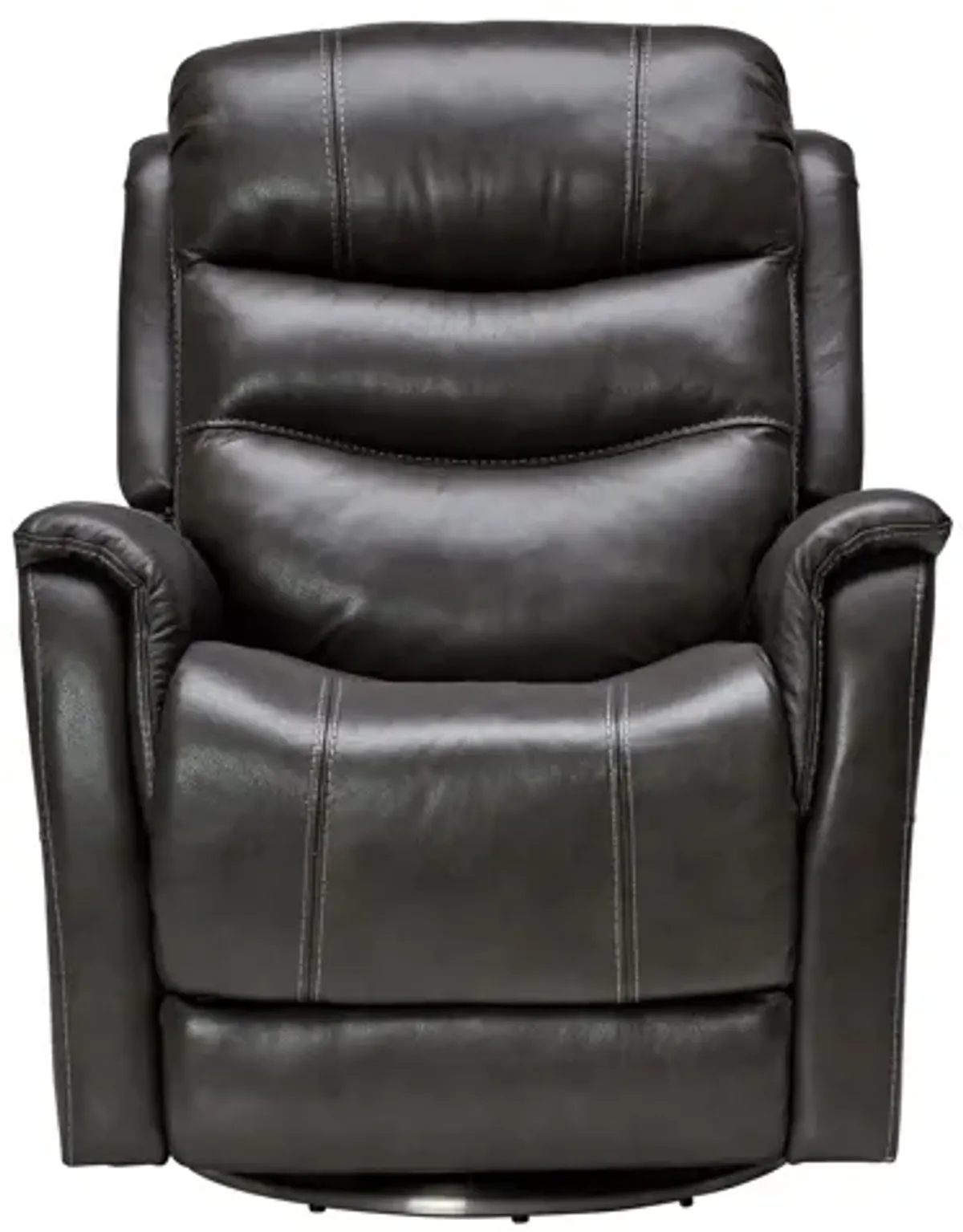 Cash Steel Triple Power Leather Swivel Recliner