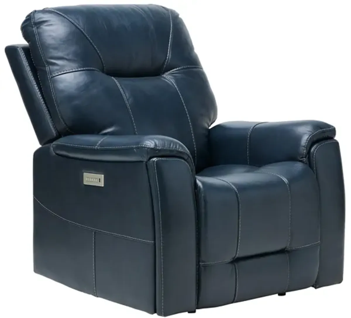 Roman Ocean Triple Power Leather Recliner