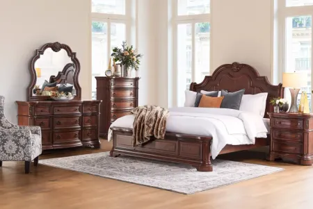 Lawrence King Sleigh Bed