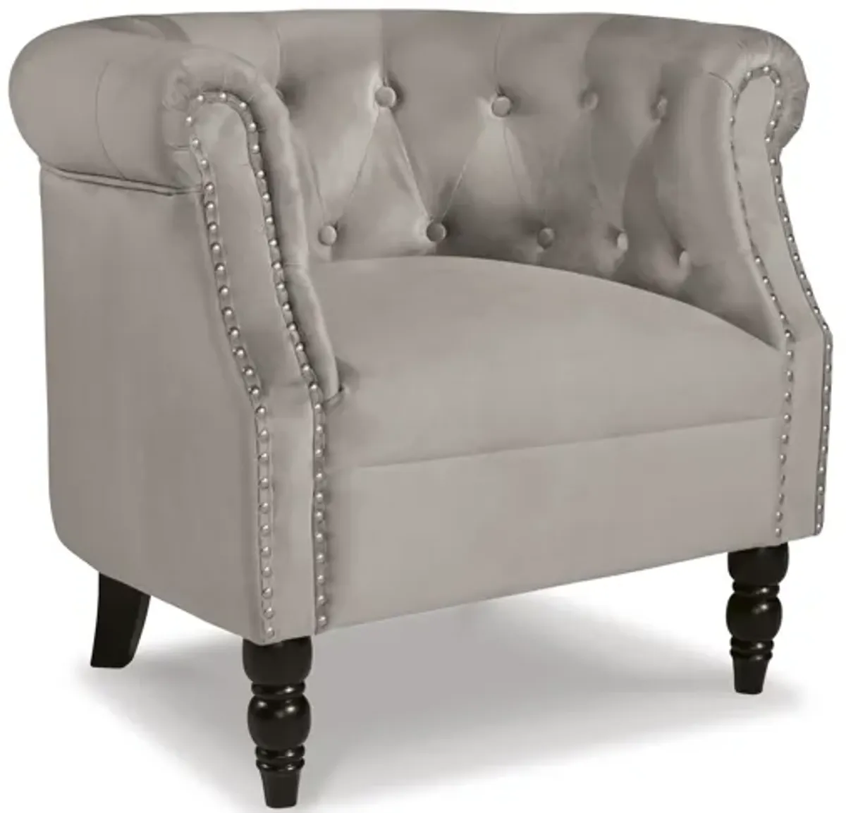 Deaza Taupe Accent Chair