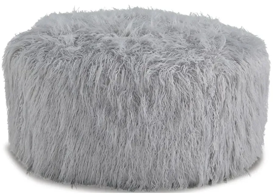 Galice Oversized  Grey Accent Ottoman