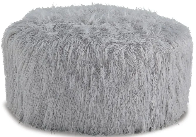 Galice Oversized  Grey Accent Ottoman