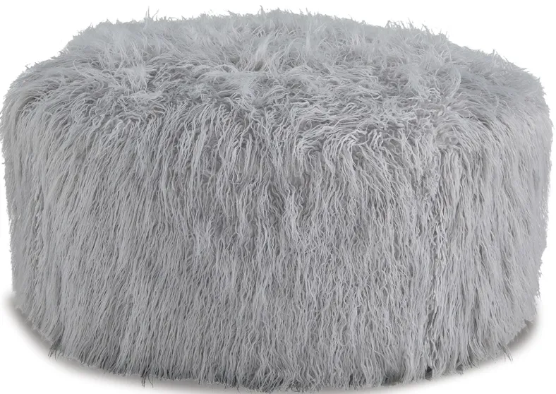 Galice Oversized  Grey Accent Ottoman