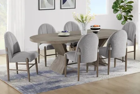 Kennedy Table + 6 Chairs