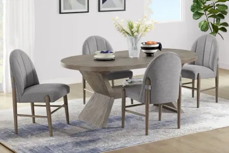 Kennedy Table + 4 Chairs
