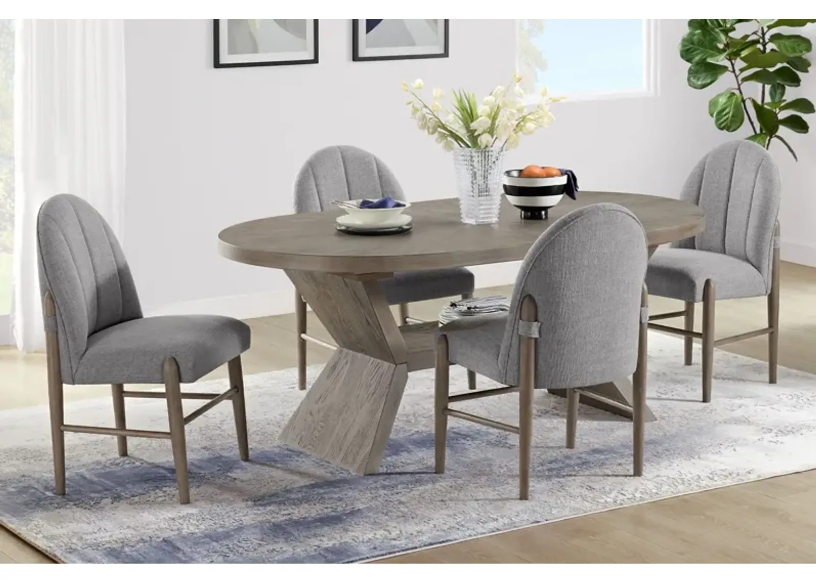 Kennedy Table + 4 Chairs