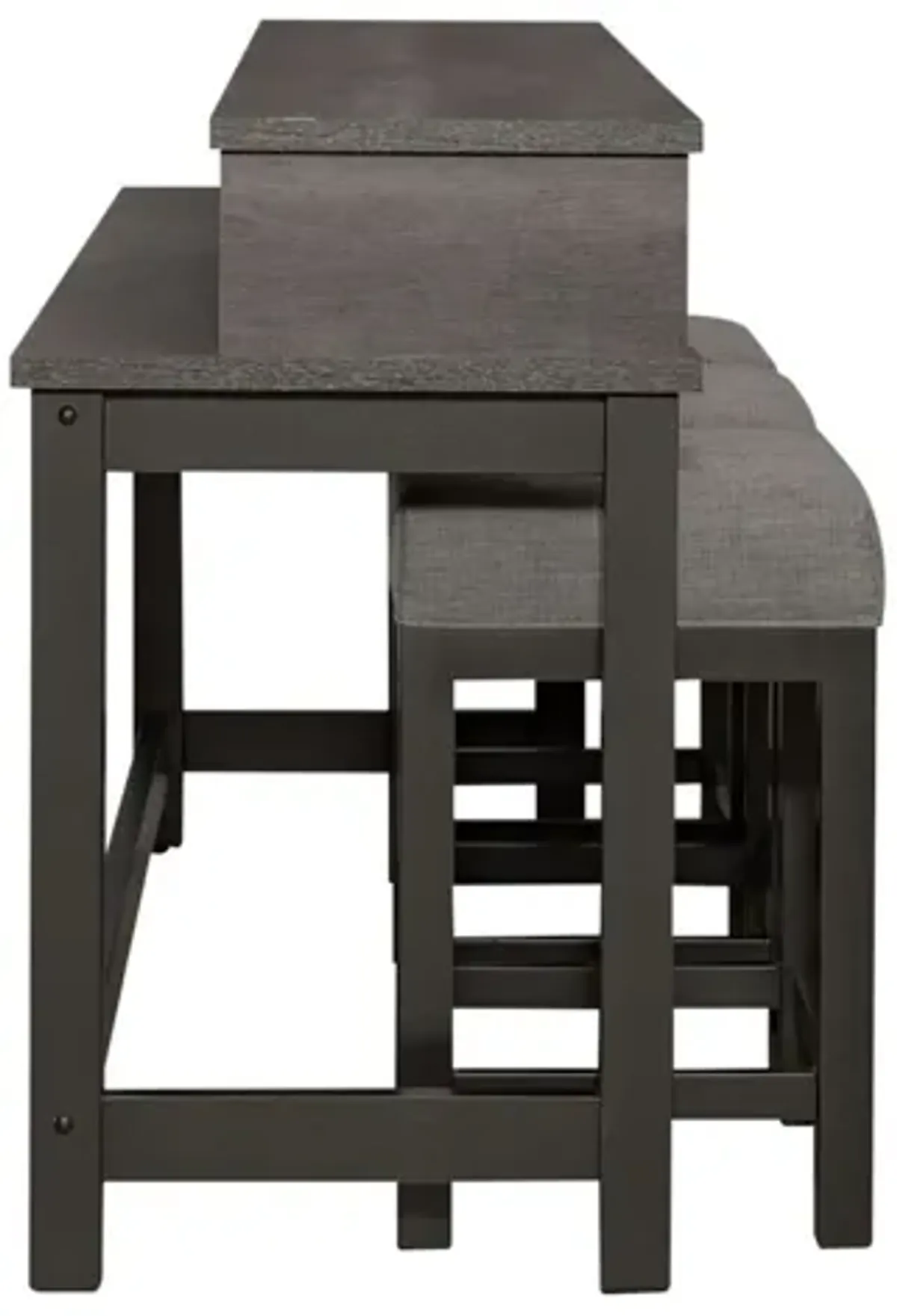 Tanners Creek Console + 3 Stools