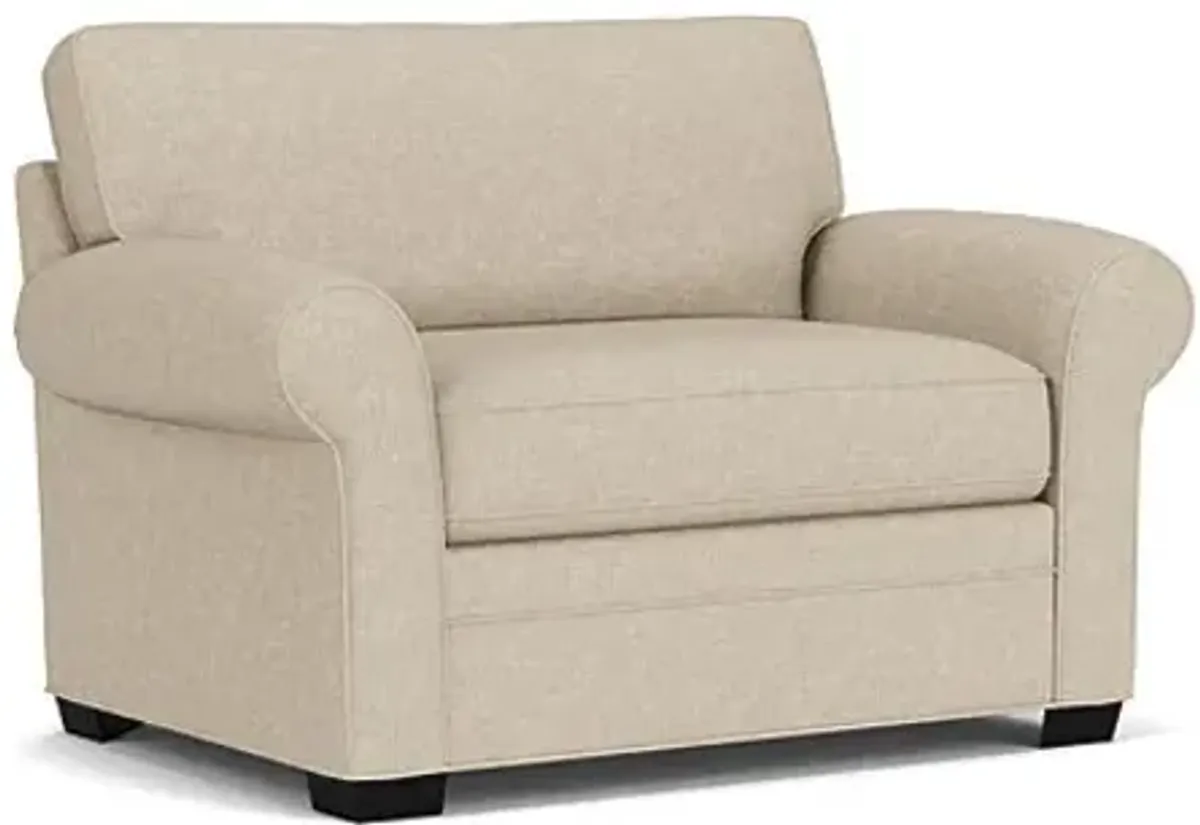 Sadie Putty Twin Sleeper Chair