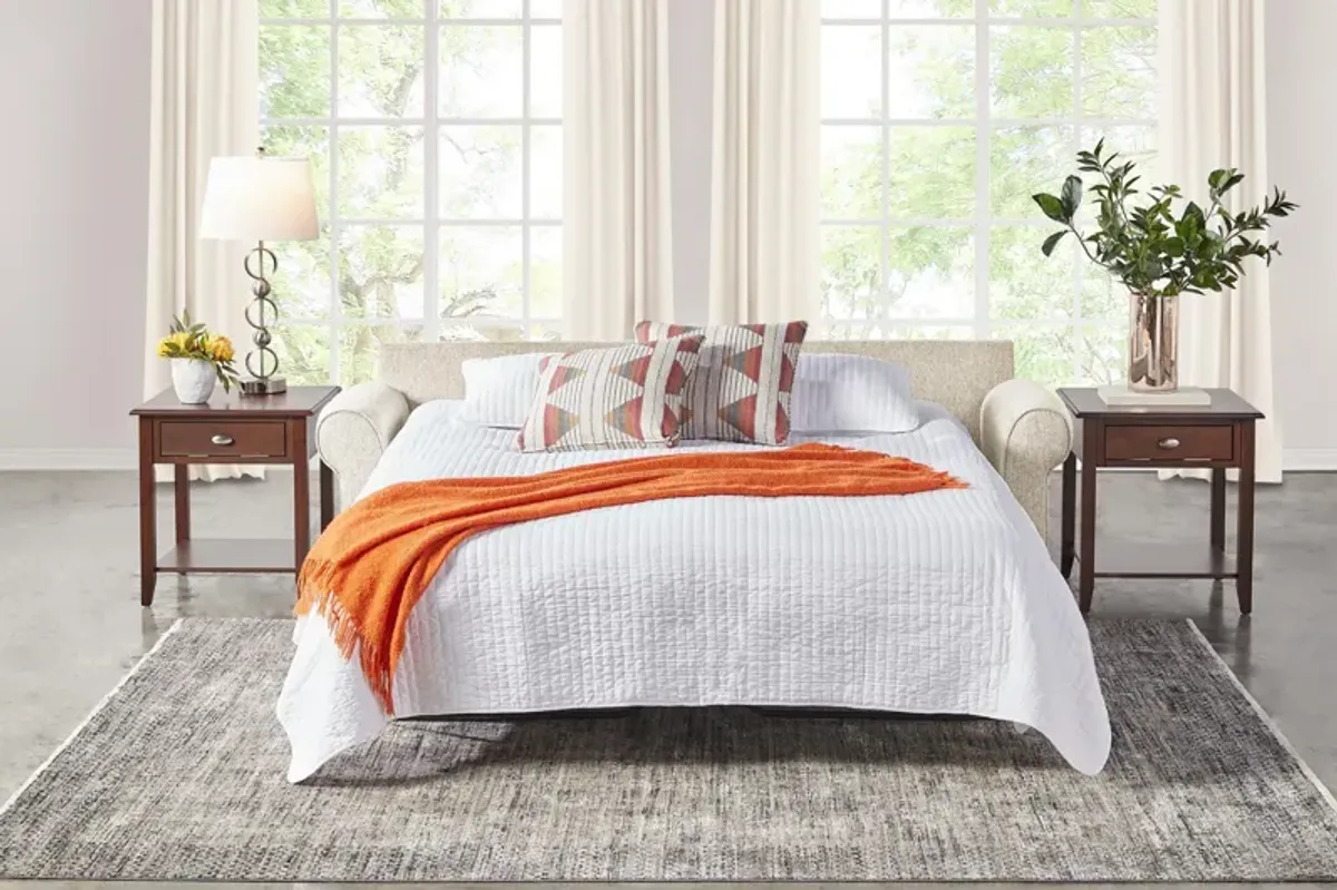 Sadie Putty Queen Sleeper Sofa