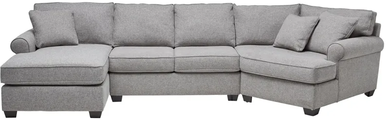 Marisol 3-Piece Sectional with Right Arm Facing Cuddler by Detroit Furniture Collection