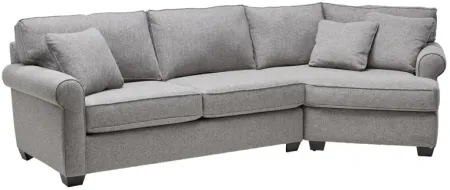 Marisol 2-Piece Sectional with Right Arm Facing Cuddler by Detroit Furniture Collection