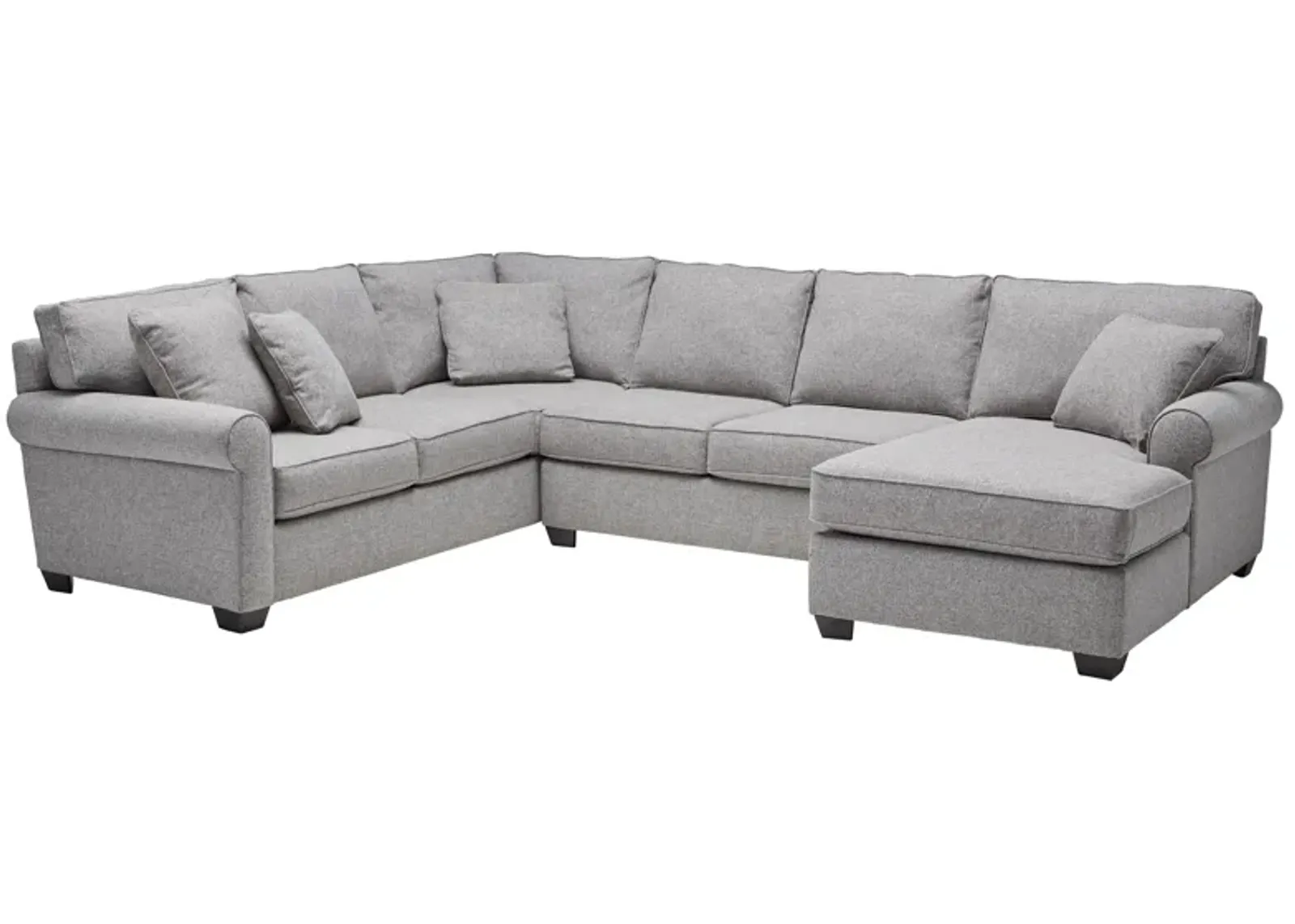 Marisol 3-Piece Sectional with Right Arm Facing Chaise by Detroit Furniture Collection