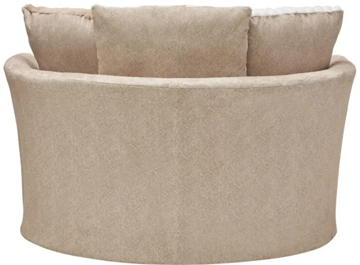 Chloe Toast Swivel Pod Chair