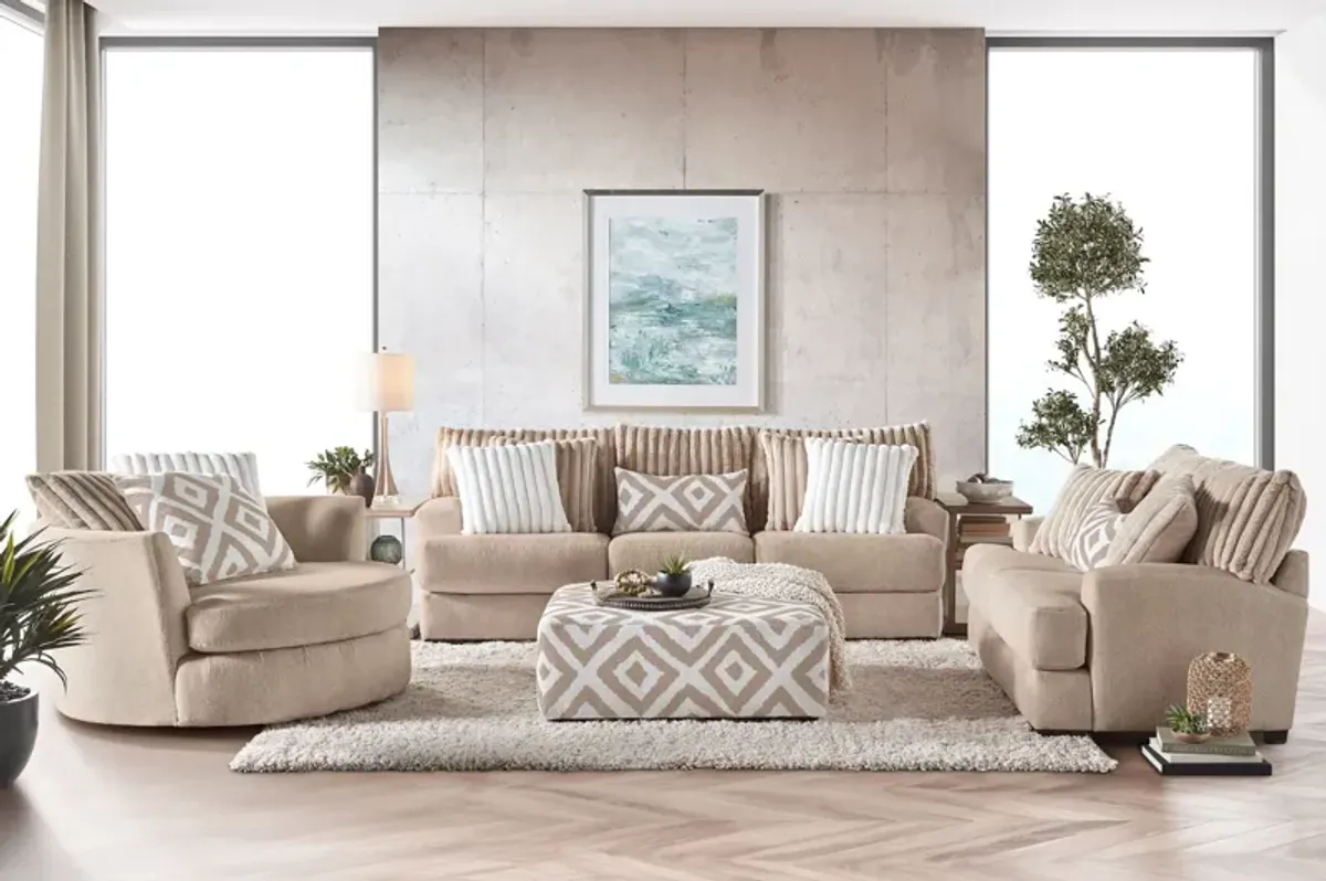 Chloe Toast Loveseat