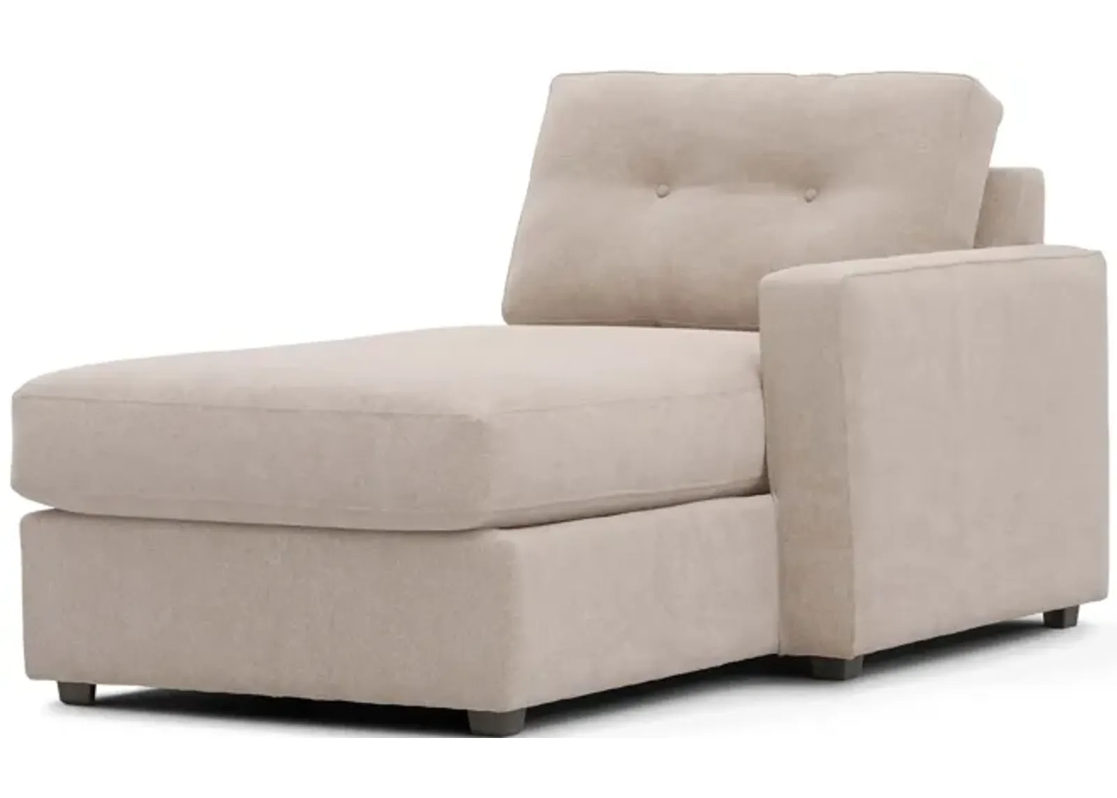 ModularOne Stone Right Arm Facing Chaise