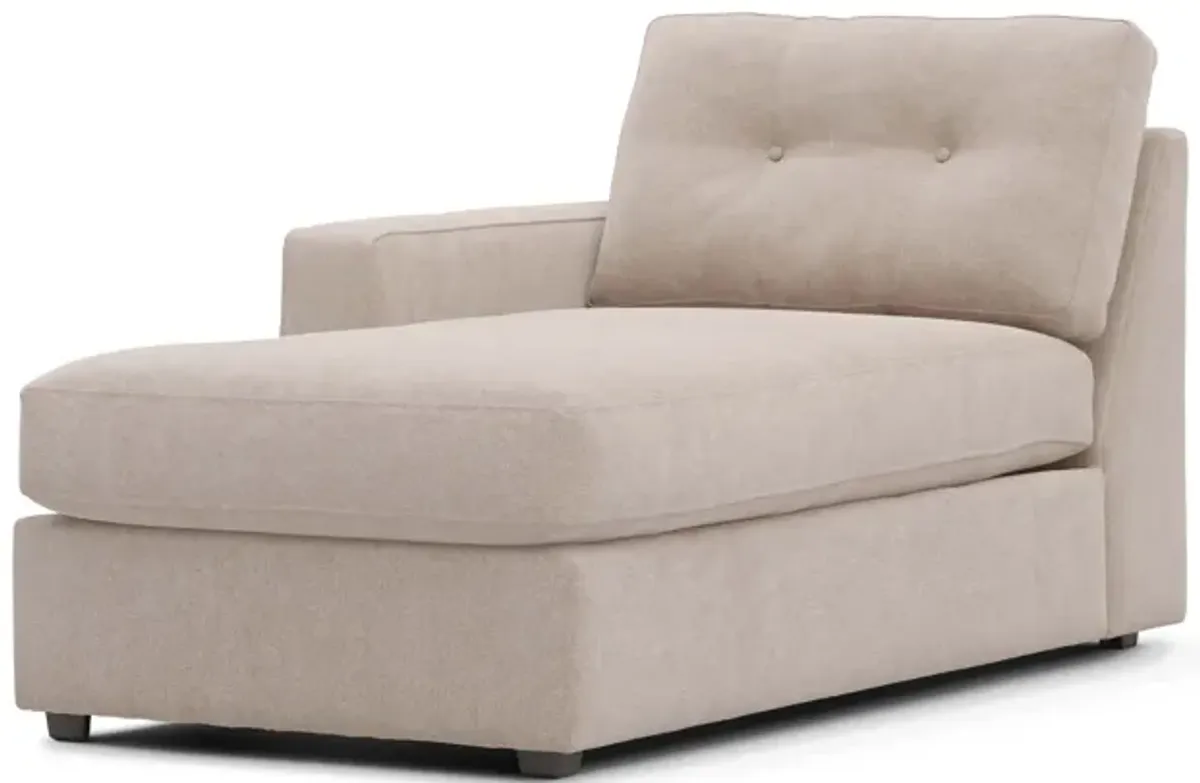 ModularOne Stone Left Arm Facing Chaise