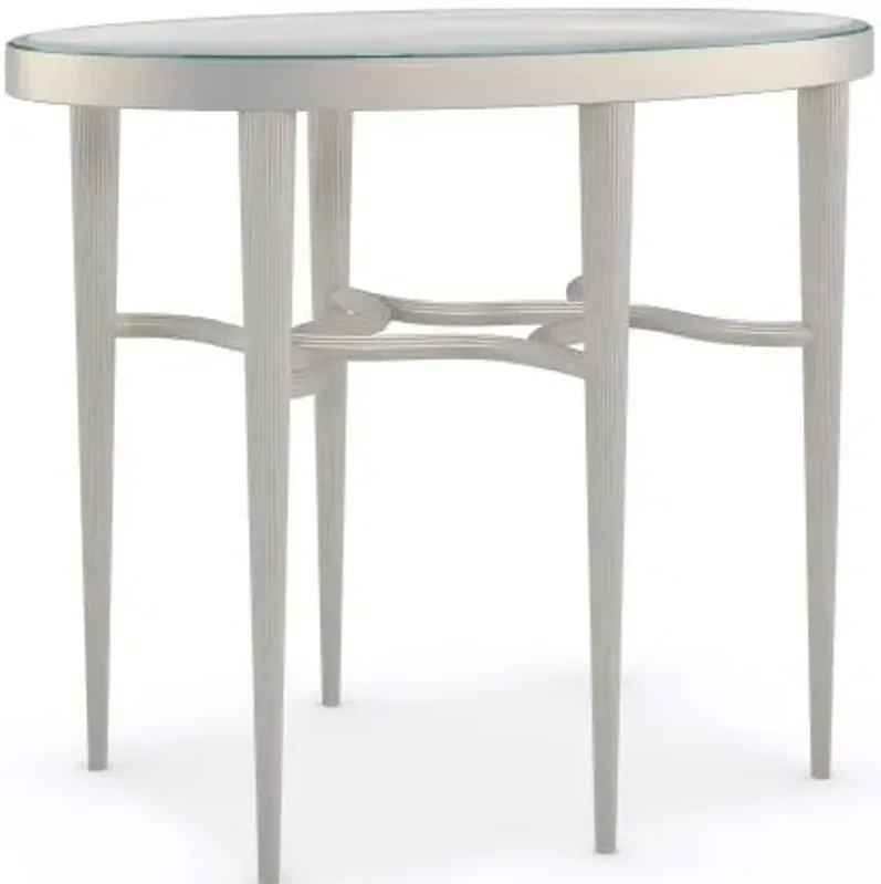 Evelyn Oval End Table