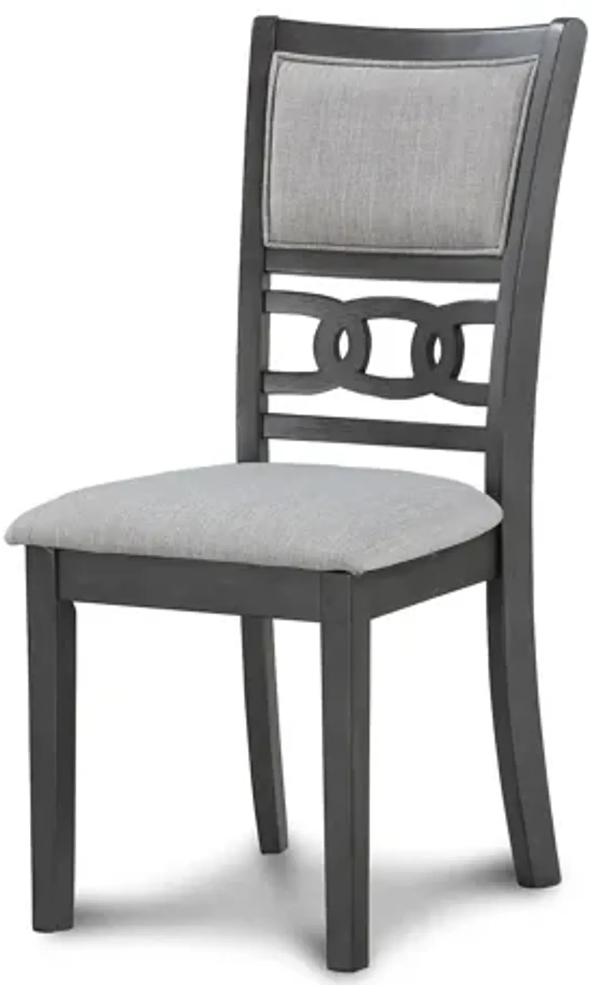 Gia Grey Round Dining Table + 4 Chairs