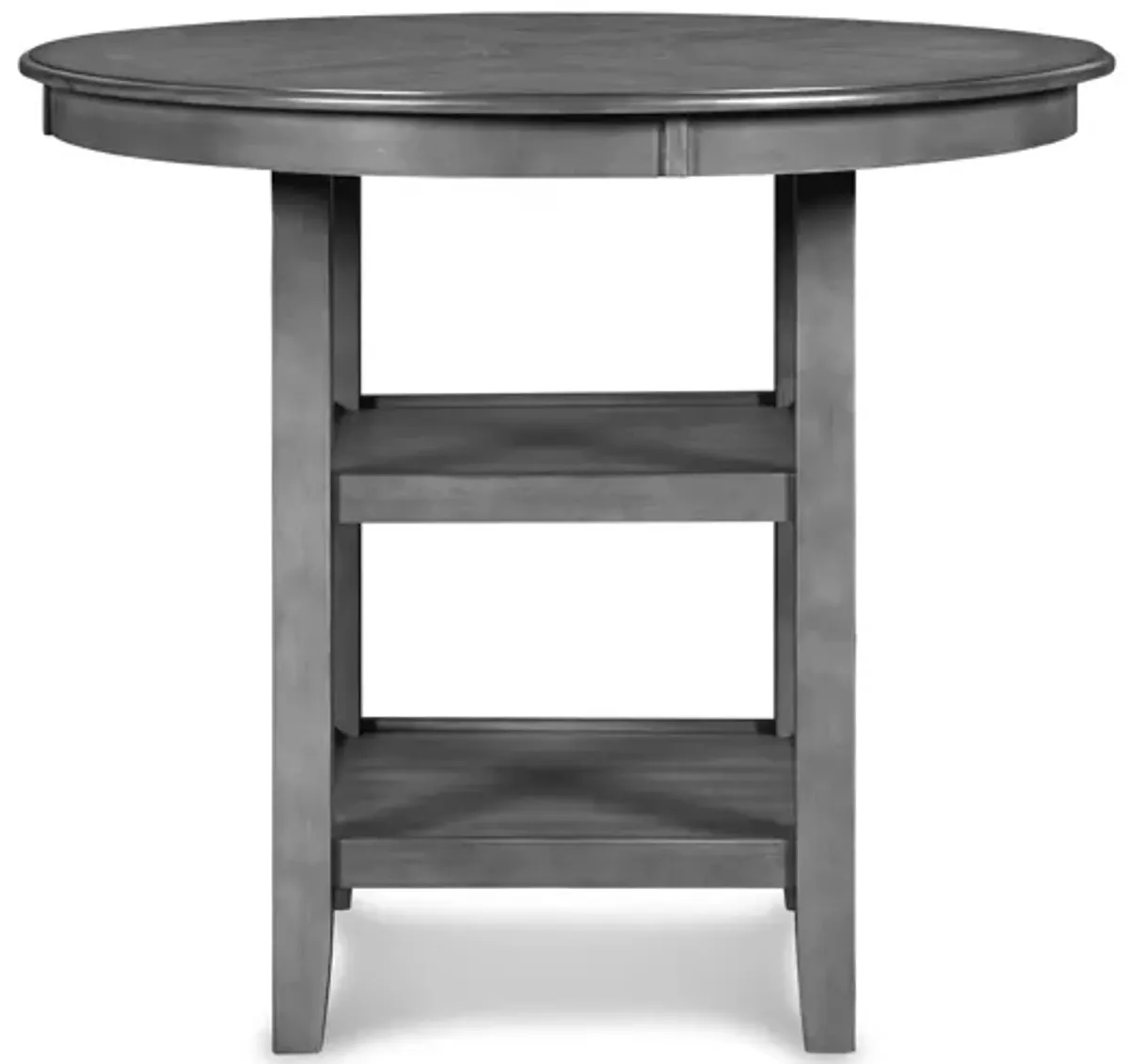 Gia Grey Round Counter Table + 4 Stools