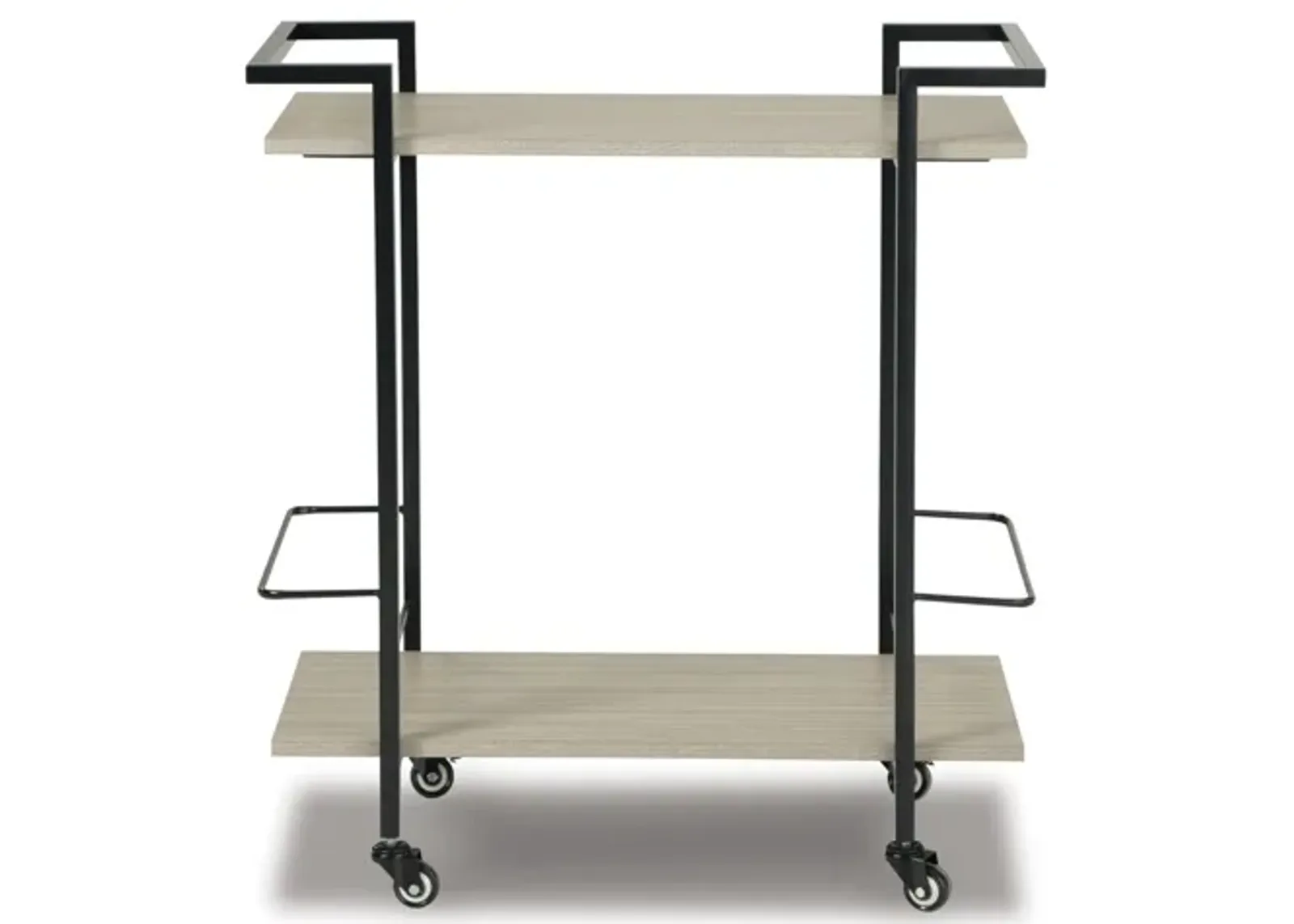 Waylowe Bar Cart with Bottle Holders