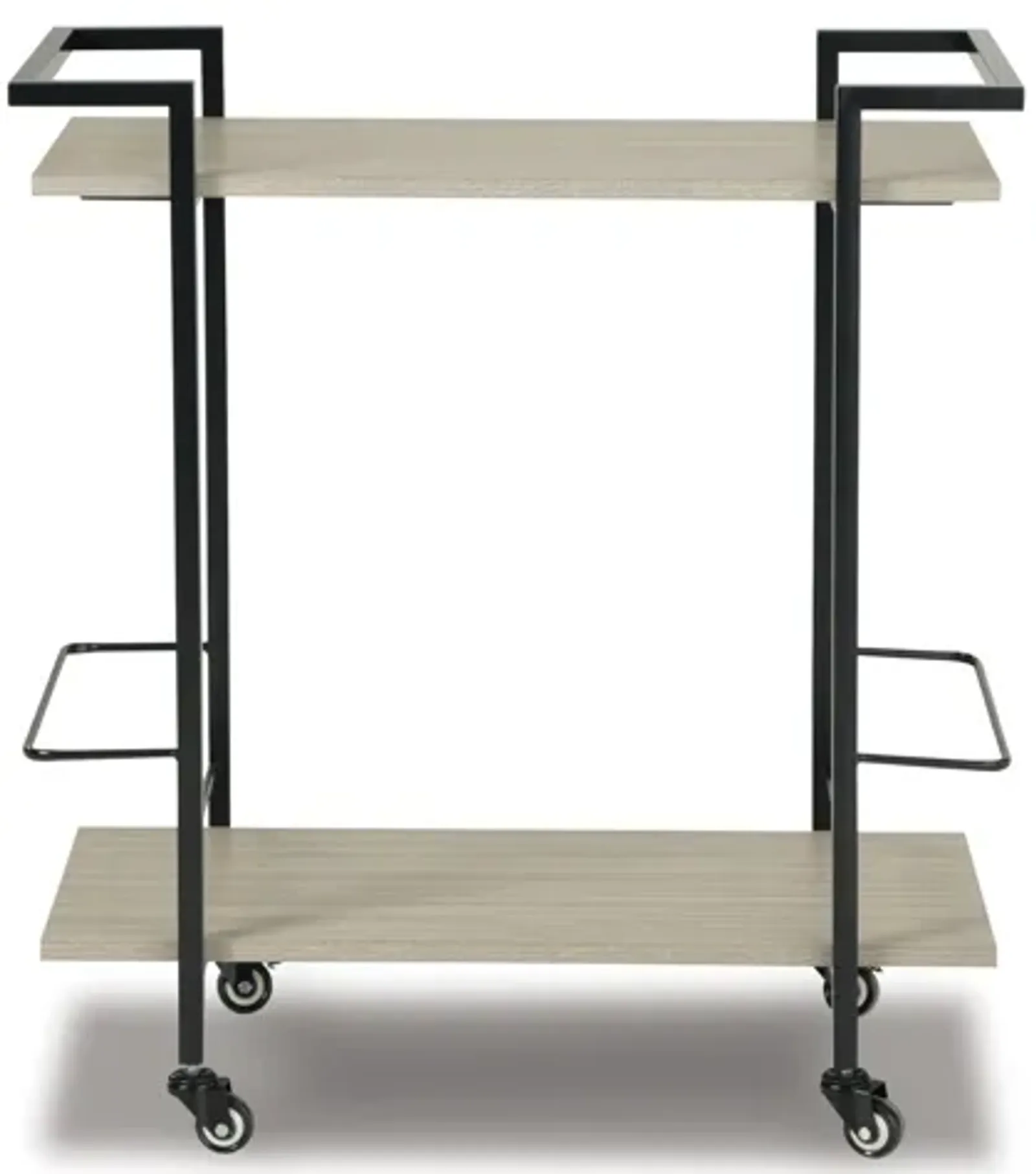 Waylowe Bar Cart with Bottle Holders